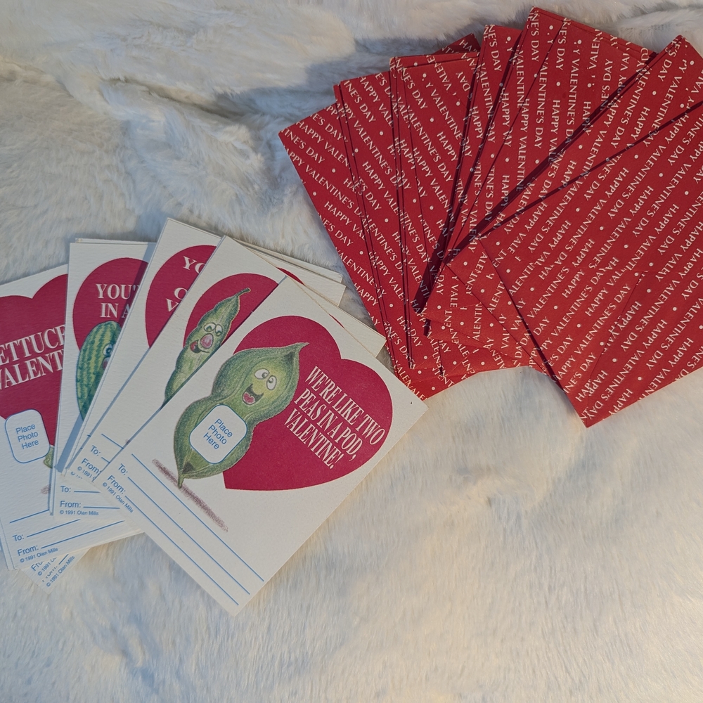 Valentine's Day Cards with Red Envelopes